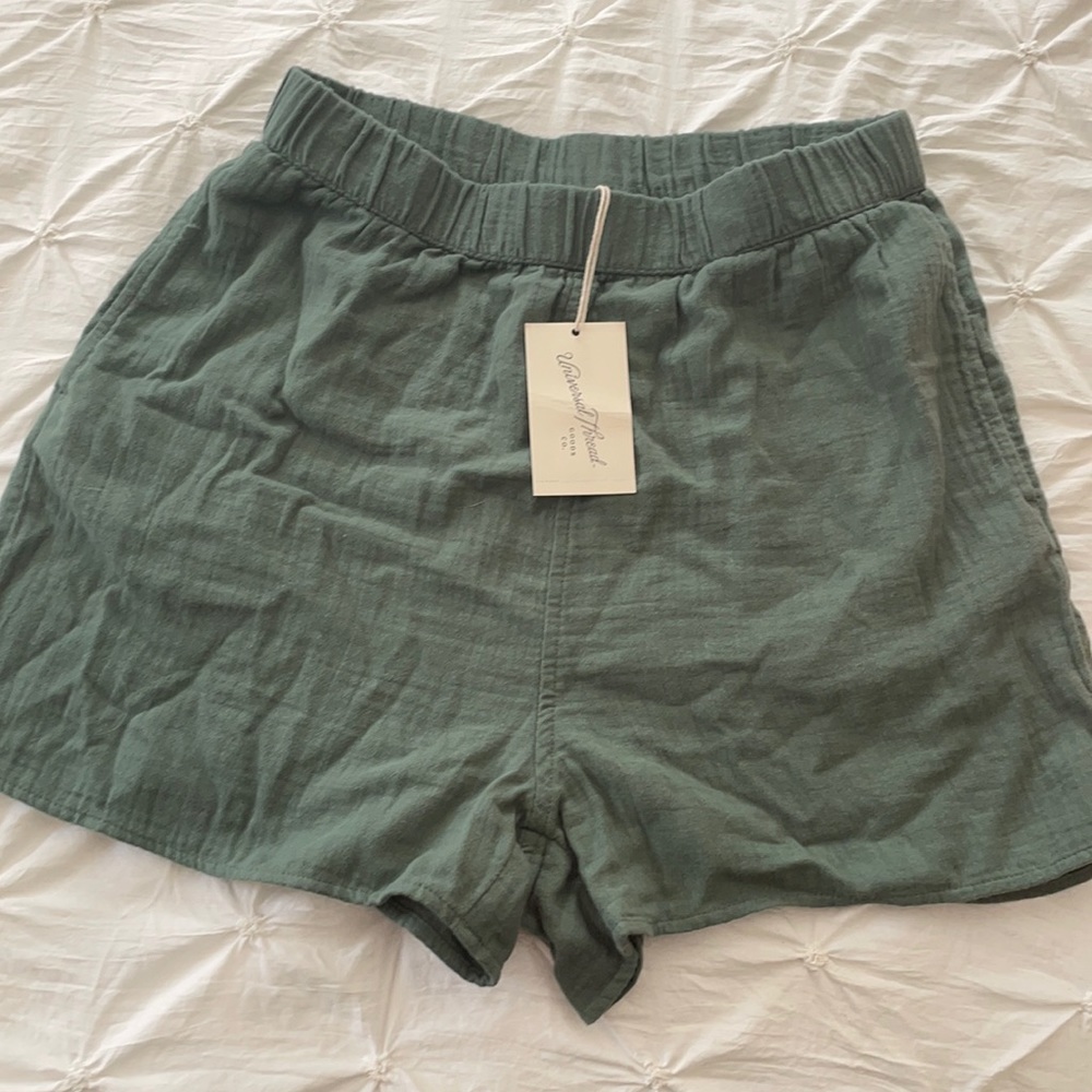 NWT Universal Thread Green 100% Cotton Shorts